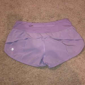 Light purple lululemon shorts!